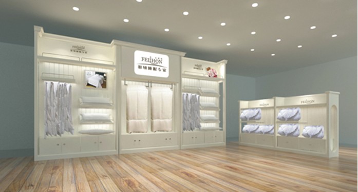 床上用品展柜