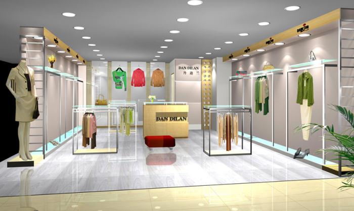 女裝展柜效果圖