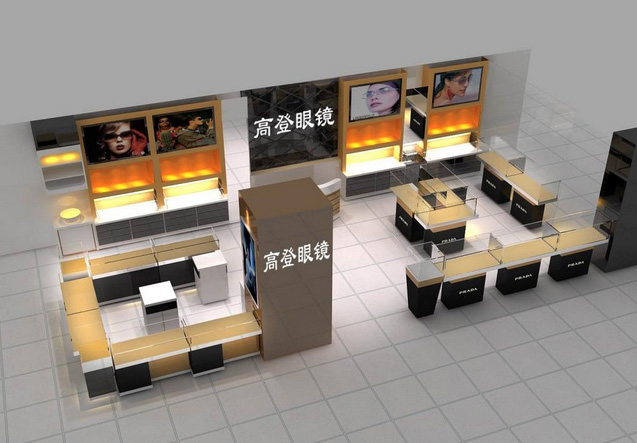 眼鏡柜效果圖
