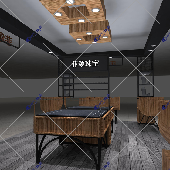 珠寶展示柜效果圖